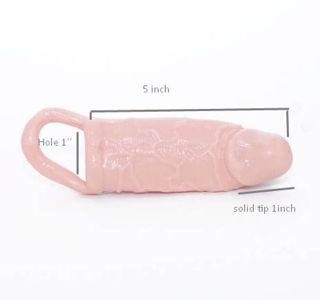 5 Inch Penis Extender Sleeve With Ring