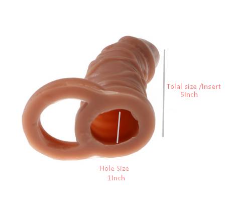 Soft Silicone Penis Sleeve Extender
