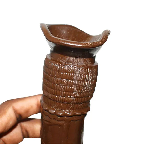 Shiny Straight Artificial Jelly Dick