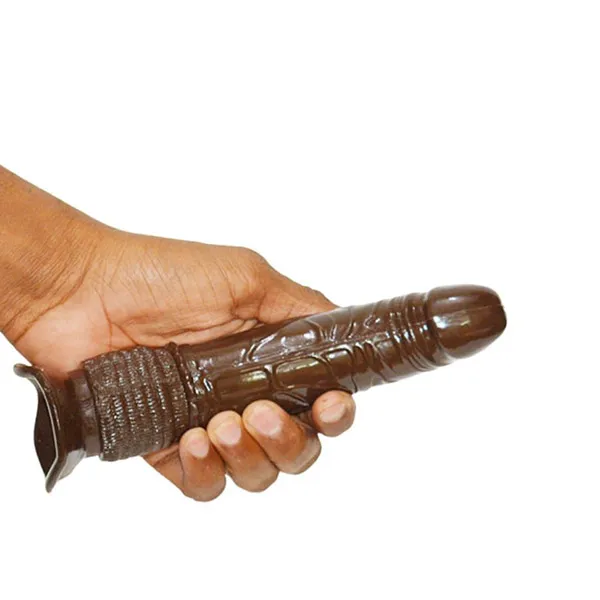 Shiny Straight Artificial Jelly Dick