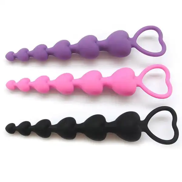 Silicone Anal Beads Balls Butt Plug