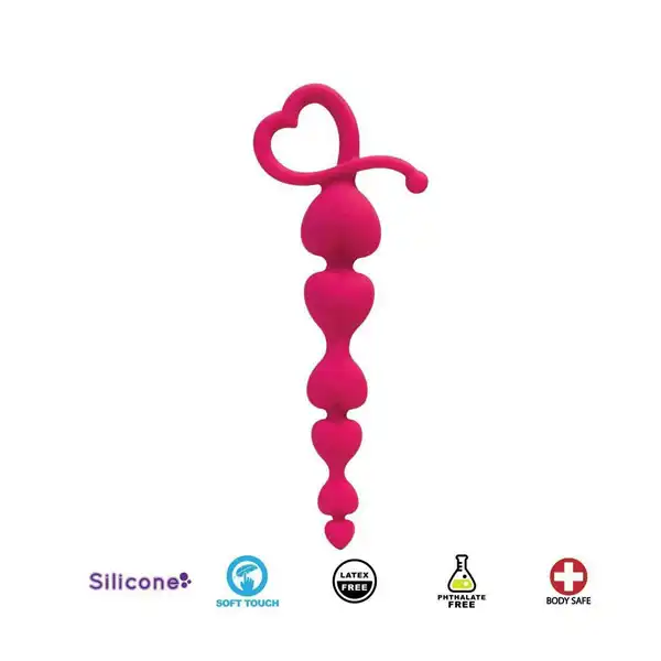 Silicone Beginners Anal-Plug Set or Anal Beads