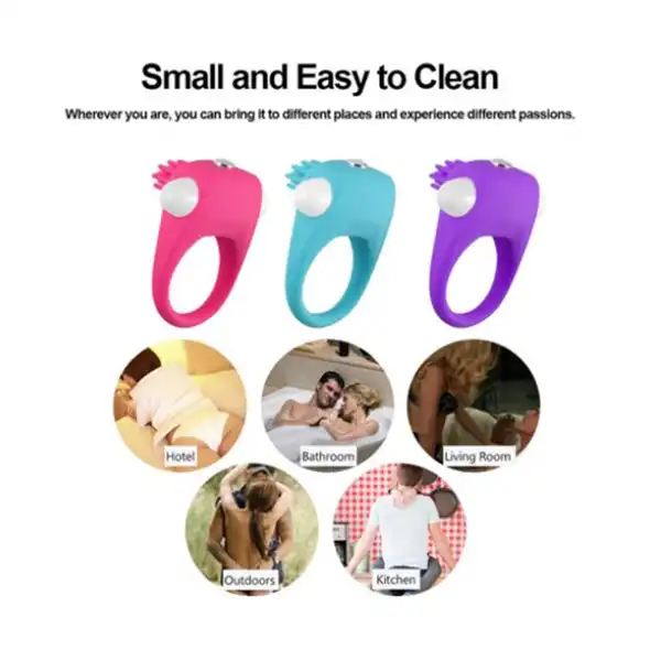 Silicone Ring Vibrator For Couple