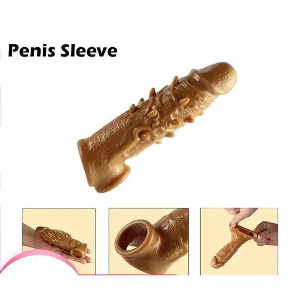 Liquid Silicone Penis Condom Sleeve