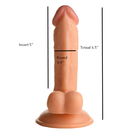 Slim Dildo with Suction Cup for Beginners