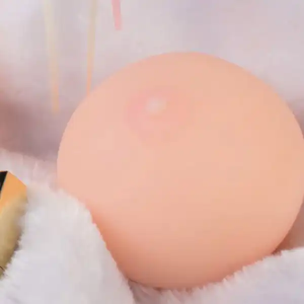 Small 3D Breast Nipple Touch Male Sex Toy