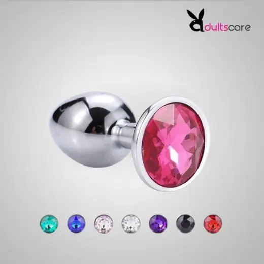 Small Crystal Jewelry Steel Butt Plug