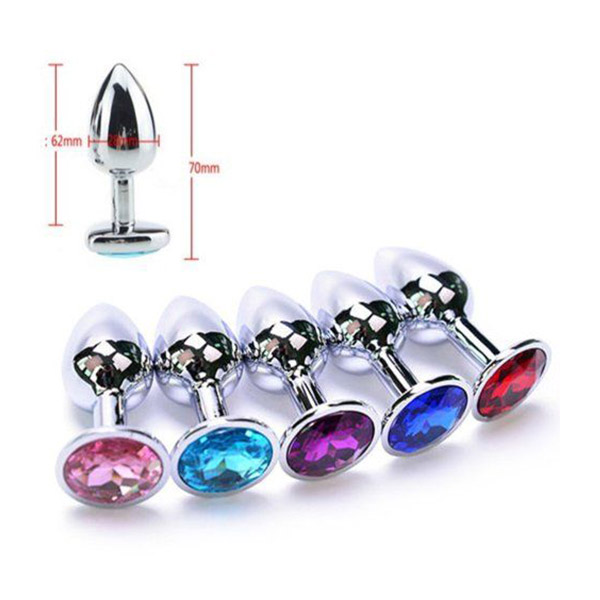 Small Crystal Jewelry Steel Butt Plug