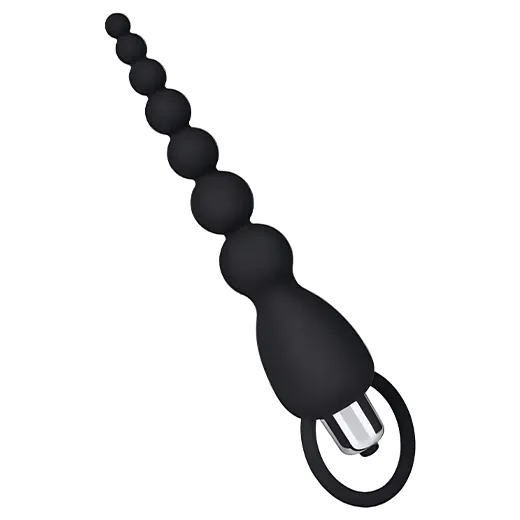 Soft Silicone Anal Beads Vibrator for Women