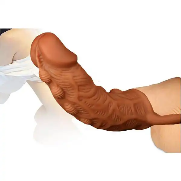 Soft Silicone Realistic Penis Sleeve Extender