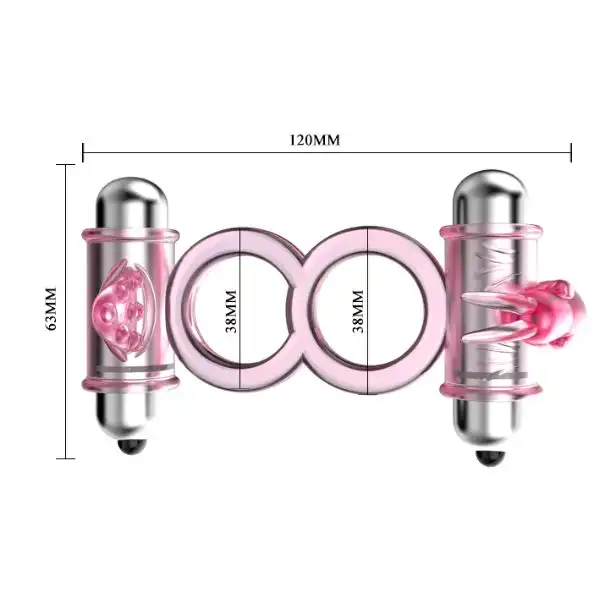 Double Vibrating Cock Ring