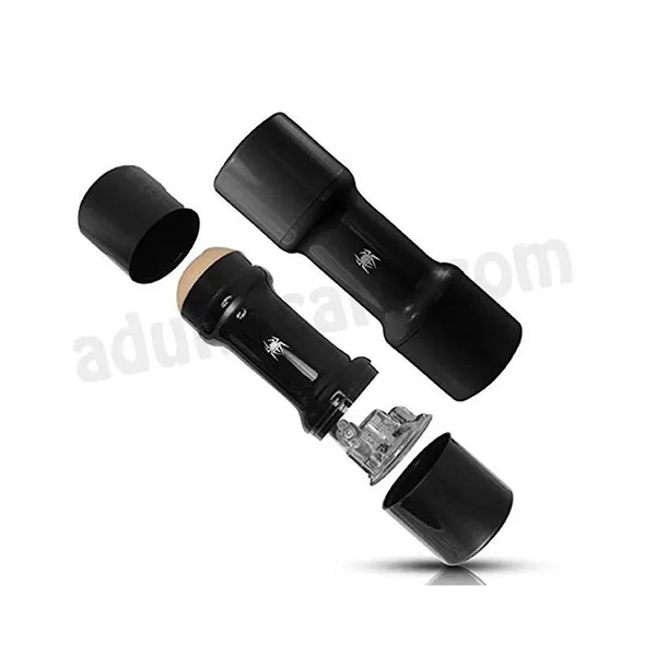 Spider Cup Vibrating Masturbator with Free Mini Doll