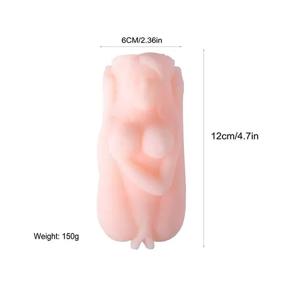 Spider Cup Vibrating Masturbator with Free Mini Doll