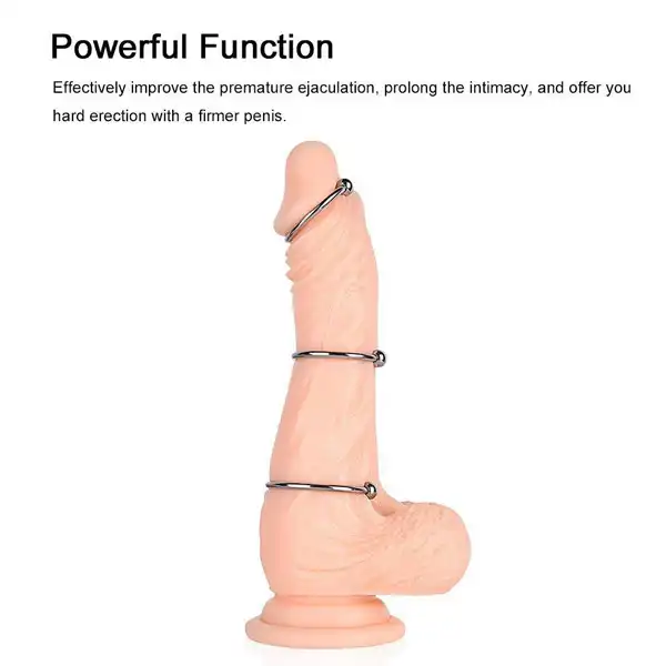 Stainless Steel 5 Size Cock Ring for Men Cock Ring For Men