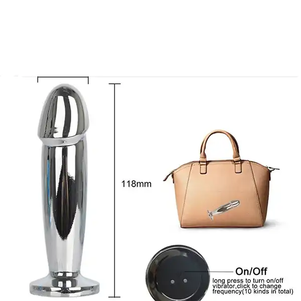 Stainless Steel Anal Vibrator For Prostate