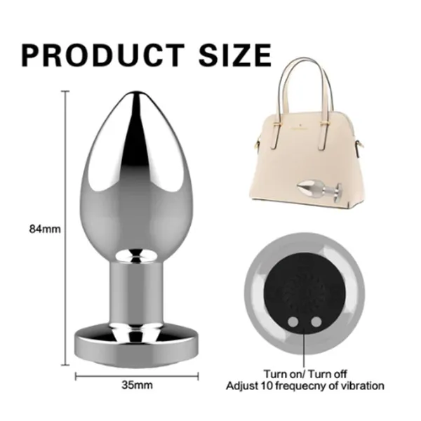Stainless Steel Anal Vibrators For Men Prostate
