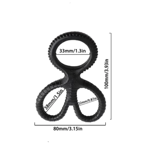 Stay Hard Beaded Delay Ejaculation Cock Ring