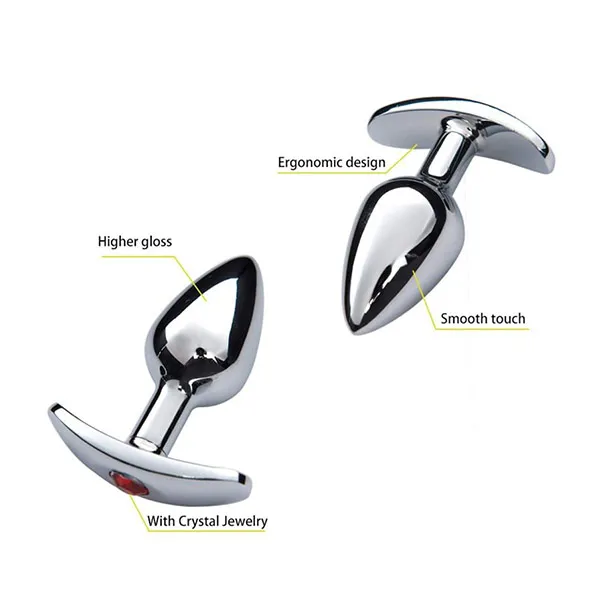 Small Metal Anchor Butt Plug