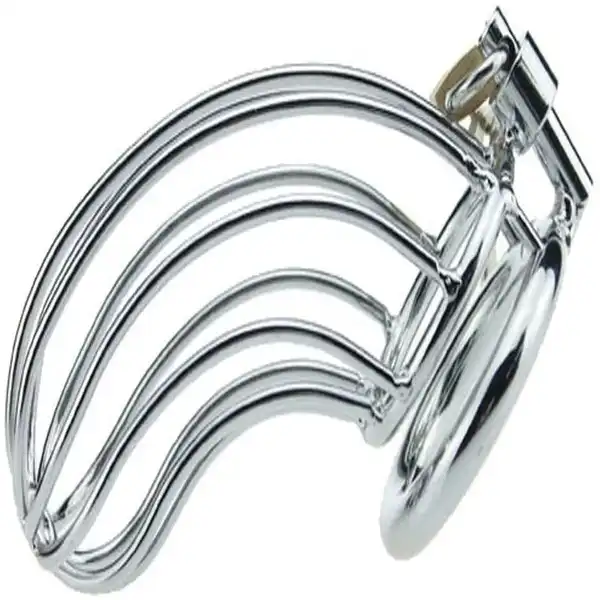 Steel Metal Male Chastity Device Locked Cage