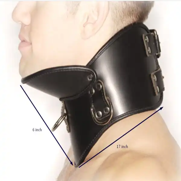 Strict Leather BDSM Posture Collar Small/Medium
