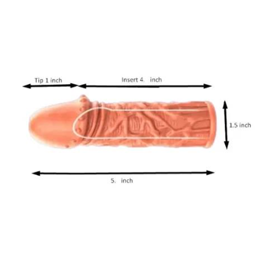 Stronger Mortar Liquid Silicone Penis Extender Sleeve