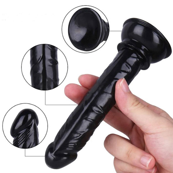 Super Slim Black dildo for beginners