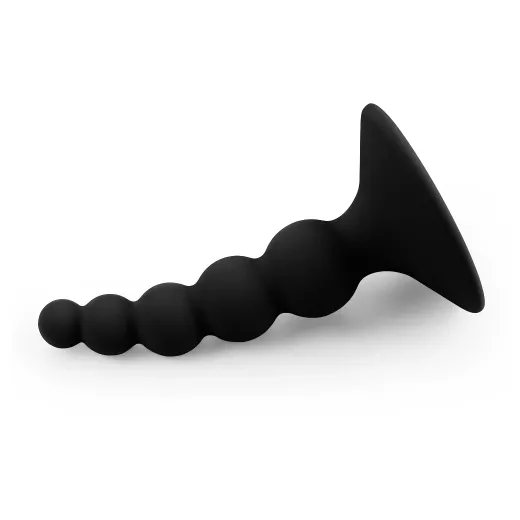 Tapered Anal Beads Trainer with Suction Cup