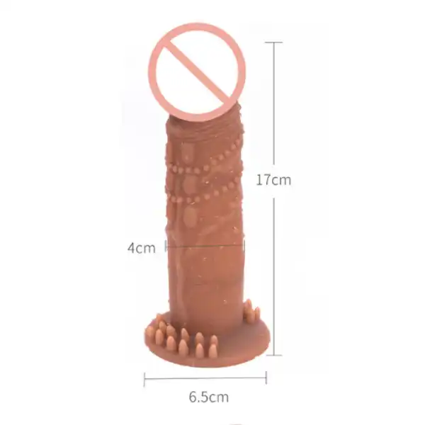 Reusable Thick Condom Silicone Enlargement Penis Sleeve