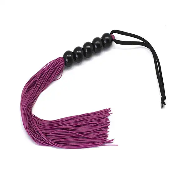 Tiny Silicone Tassel Spanking Whip slap