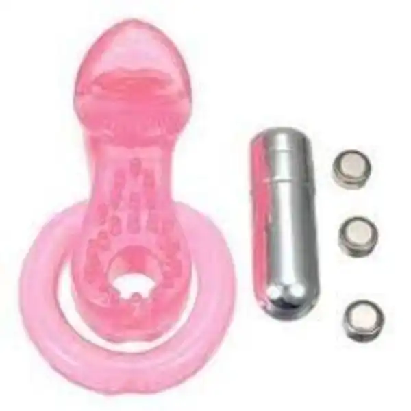 Big Tongue Male Mini Vibrators Cockring Rings
