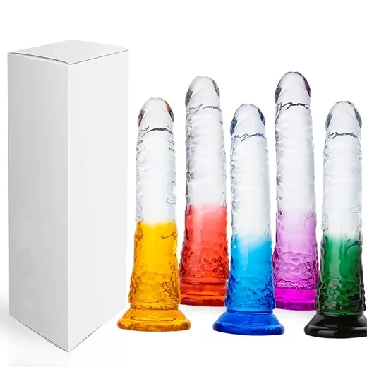 Transparent Anal Dildo With Suction Cup