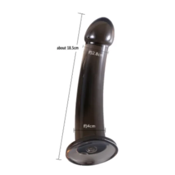 Transparent Anal Dildo With Suction Cup
