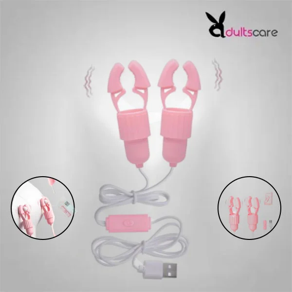 USB Nipple Clamp Vibrator for Women
