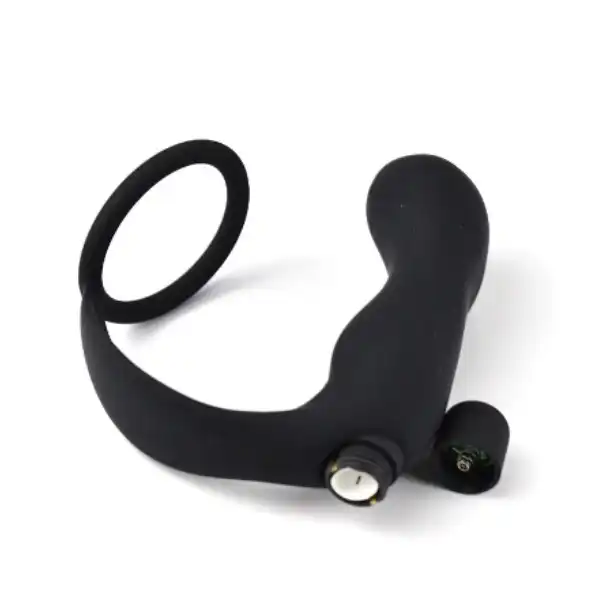 Vibrating Prostate Massager with Penis Ring