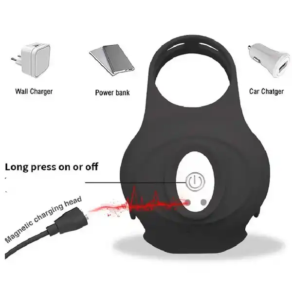Bluetooth App Control Vibration Lock Ring
