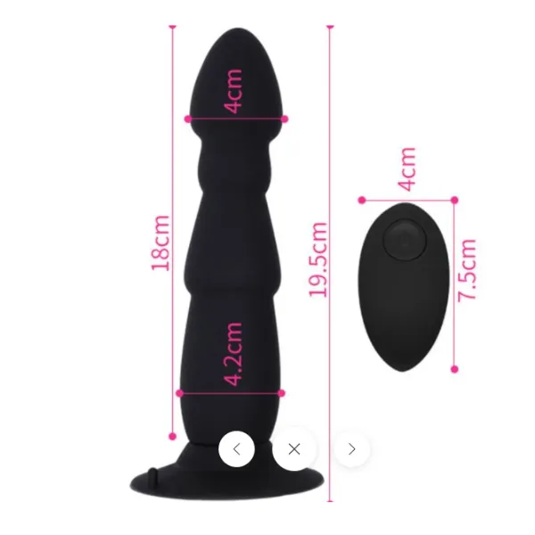 Wireless Prostate Massager With Strong Suction Cup
