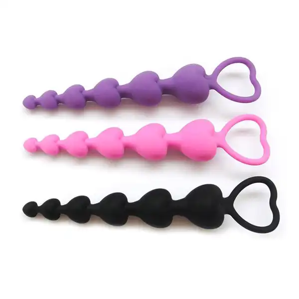 Water Drop Shaped Anal Beads Plug