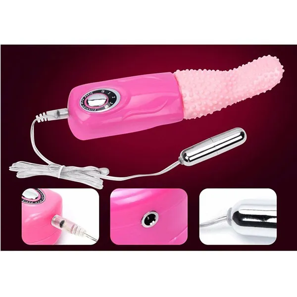 Waterproof Ultra-quiet Tongue Shape Vibrator Massager
