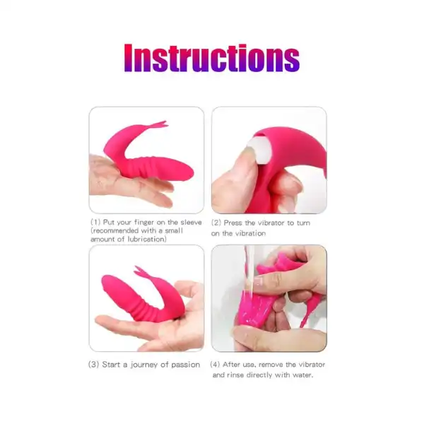 Waterproof Finger Sleeve Vibrator