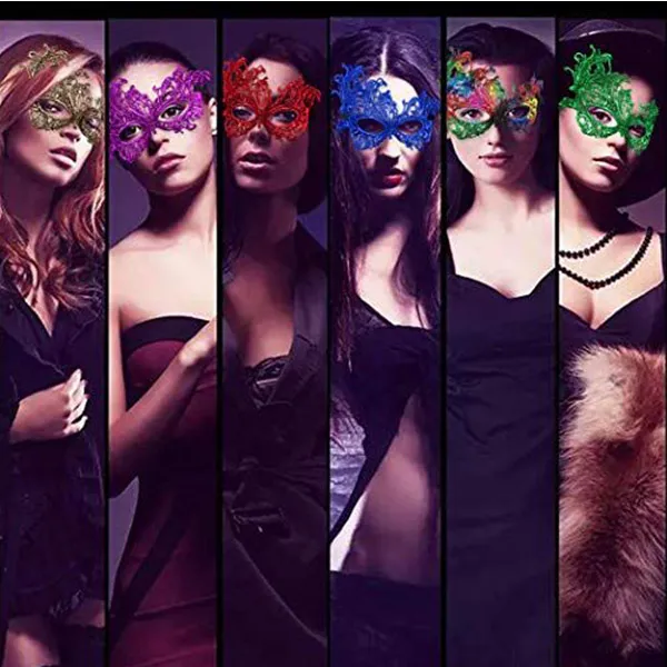 Couples Venetian Lace Eye Mask