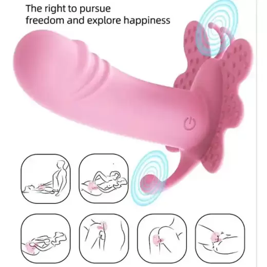 Wireless Butterfly Vibrator Egg Rechargeable 10 Speeds Butterfly Dildo Vibrating Panties With Remote Control For Women