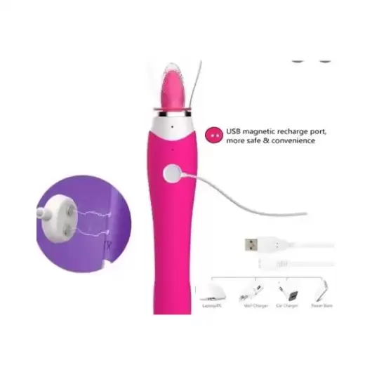 10 Frequency Tongue Licking USB Megnet Charging