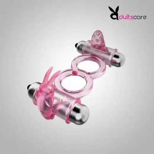 10 Speed Double Vibrating Cock Ring
