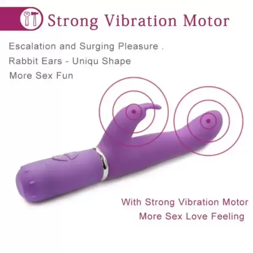 10 Speed Rotation Waterproof Rabbit Vibrator