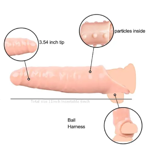 11 Inch Long Huge Extension Extender Sleeve