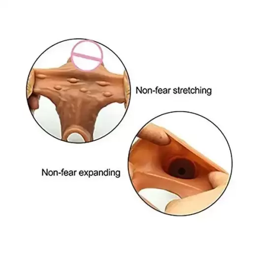 16cm Soft Silicone Penis Sleeve Big Realistic Penis Enlargement Extender Sleeve