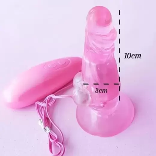 Secret Corner Jelly Cock Vibrator Prostate Vibrating Anal Plug