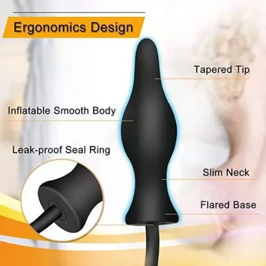 Expand Inflatable Waterproof Anal Plug