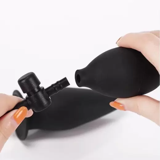 Inflatable Silicone Anal Plug