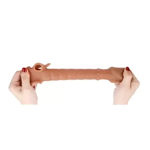 6.1 Inch Ribbed Vibrating Cock Sleeve Penis Enhancer